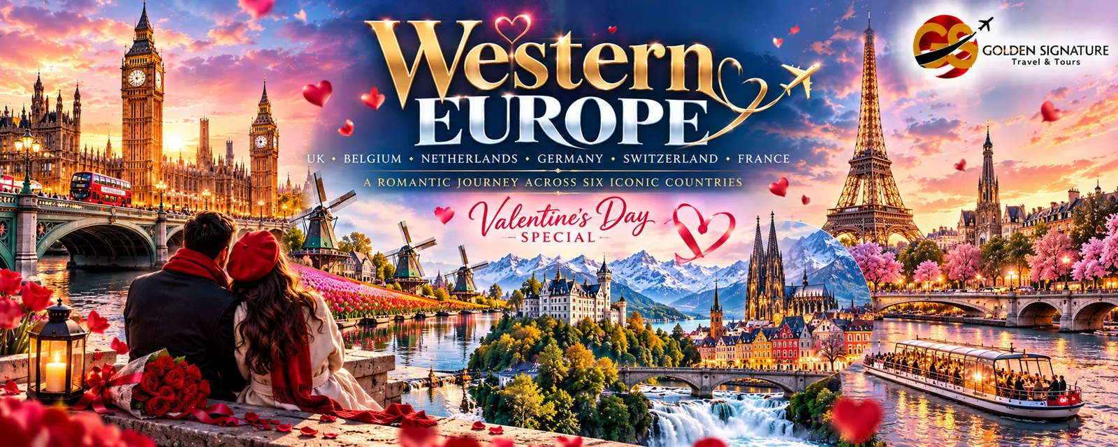 WESTERN EUROPE : LOVE, SNOW & EUROPE