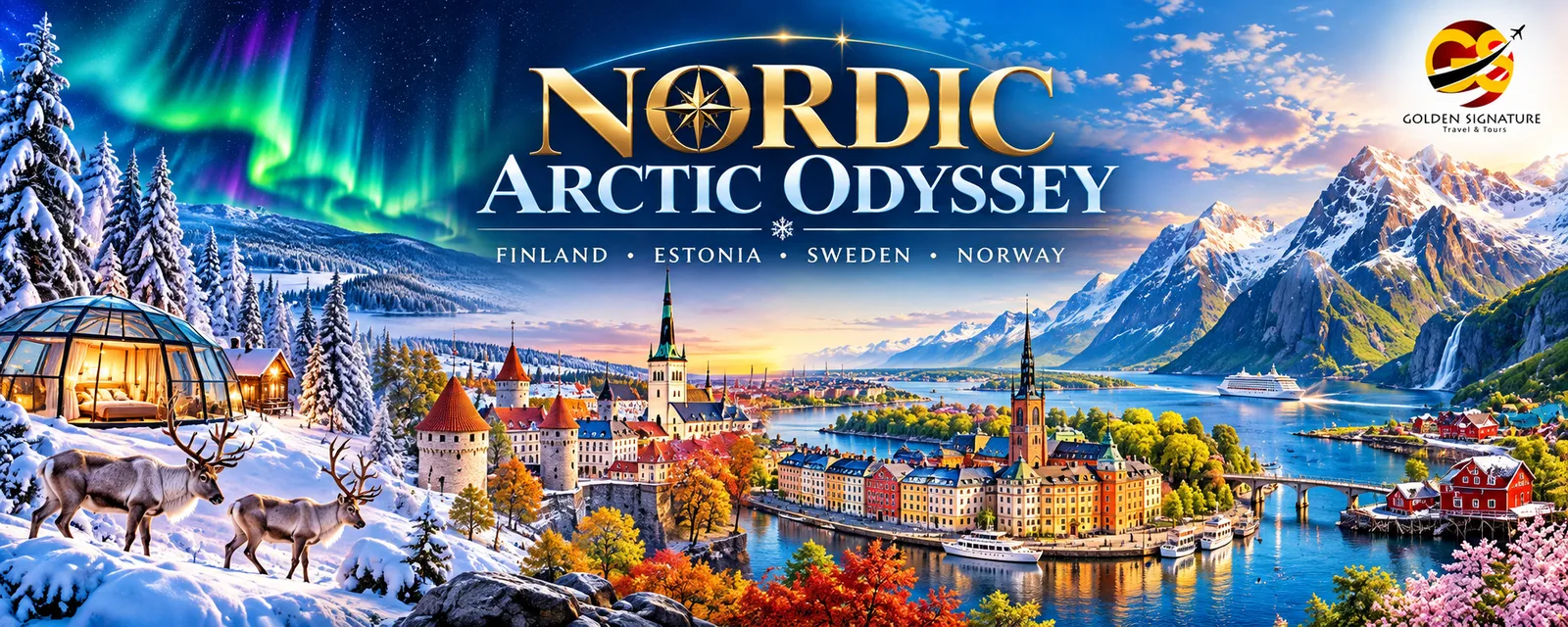 FINLAND, ESTONIA, SWEDEN & NORWAY : NORDIC ARCTIC ODYSSEY
