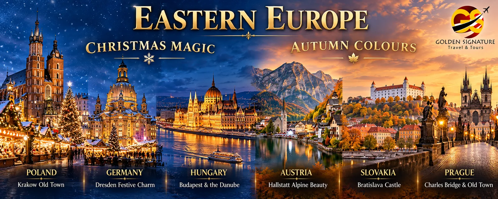 EASTERN EUROPE : AUTUMN COLOURS & CHRISTMAS MAGIC