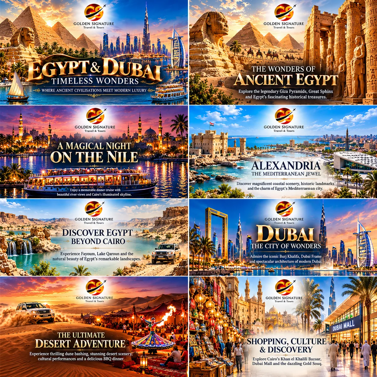 EGYPT & DUBAI : PHARAOHS & SKYSCRAPERS
