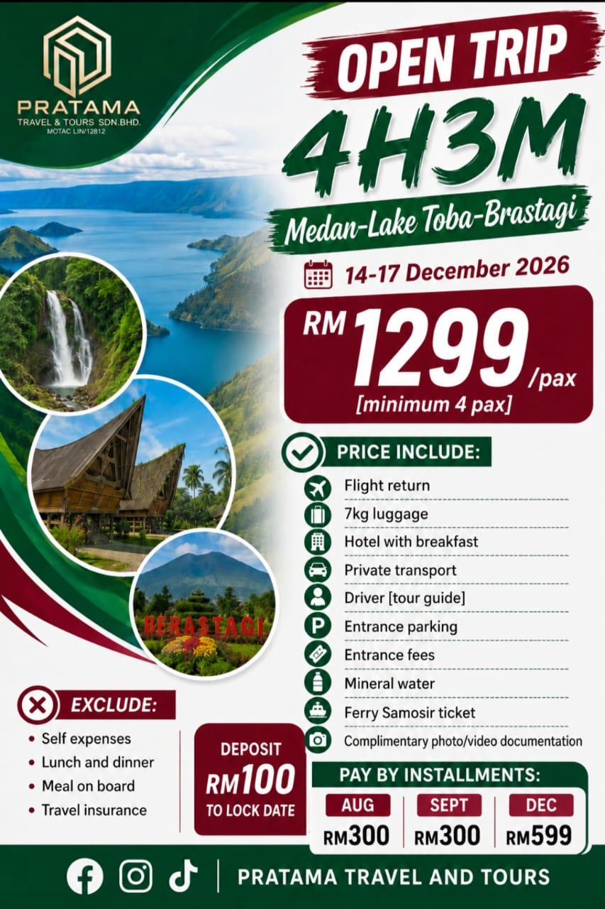 MEDAN LAKE TOBA BRASTAGI
