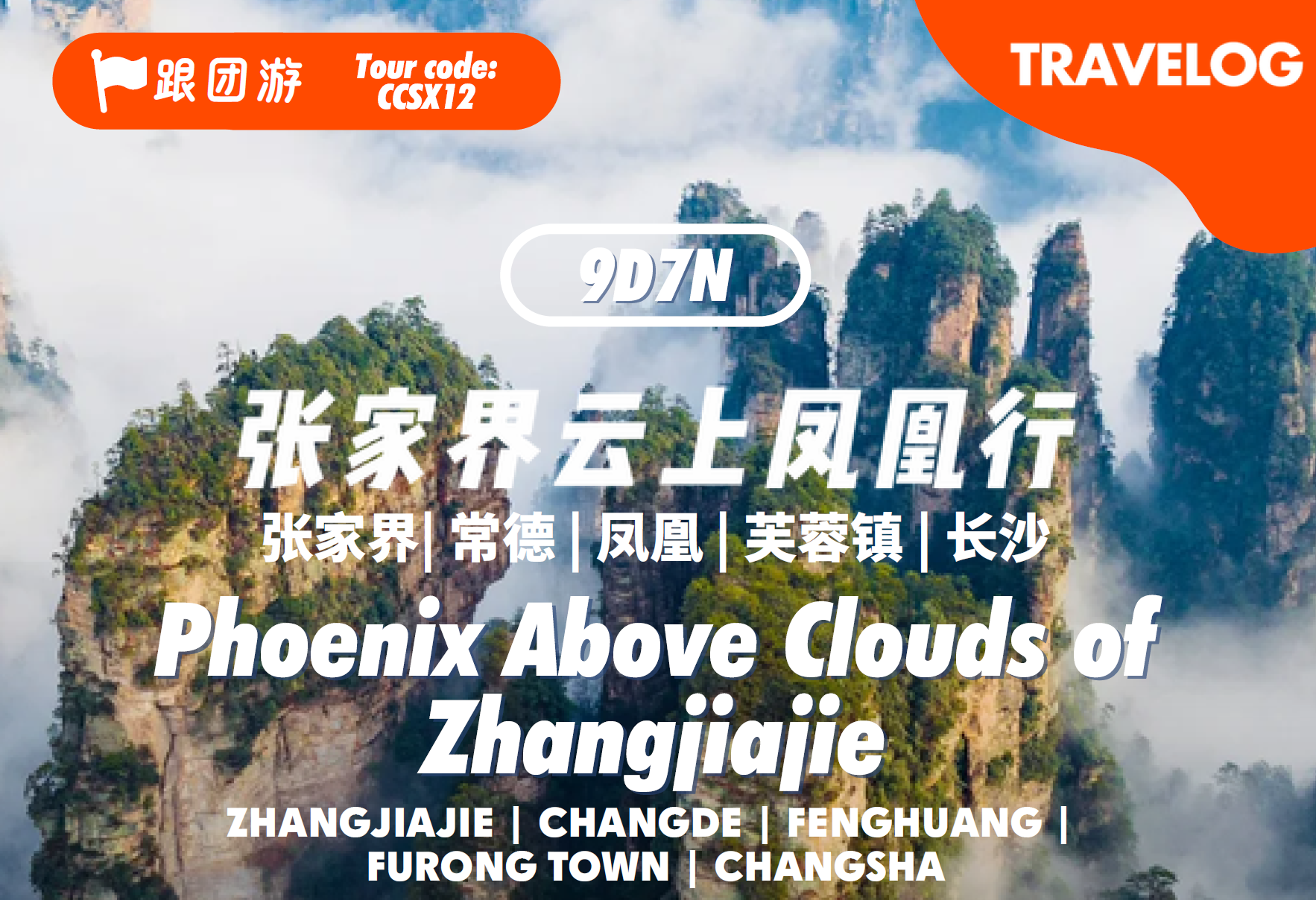 张家界云上凤凰行 Phoenix Above Clouds Of Zhangjiajie
